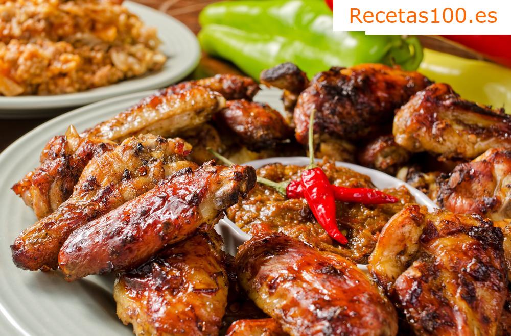 Alitas de pollo picantes