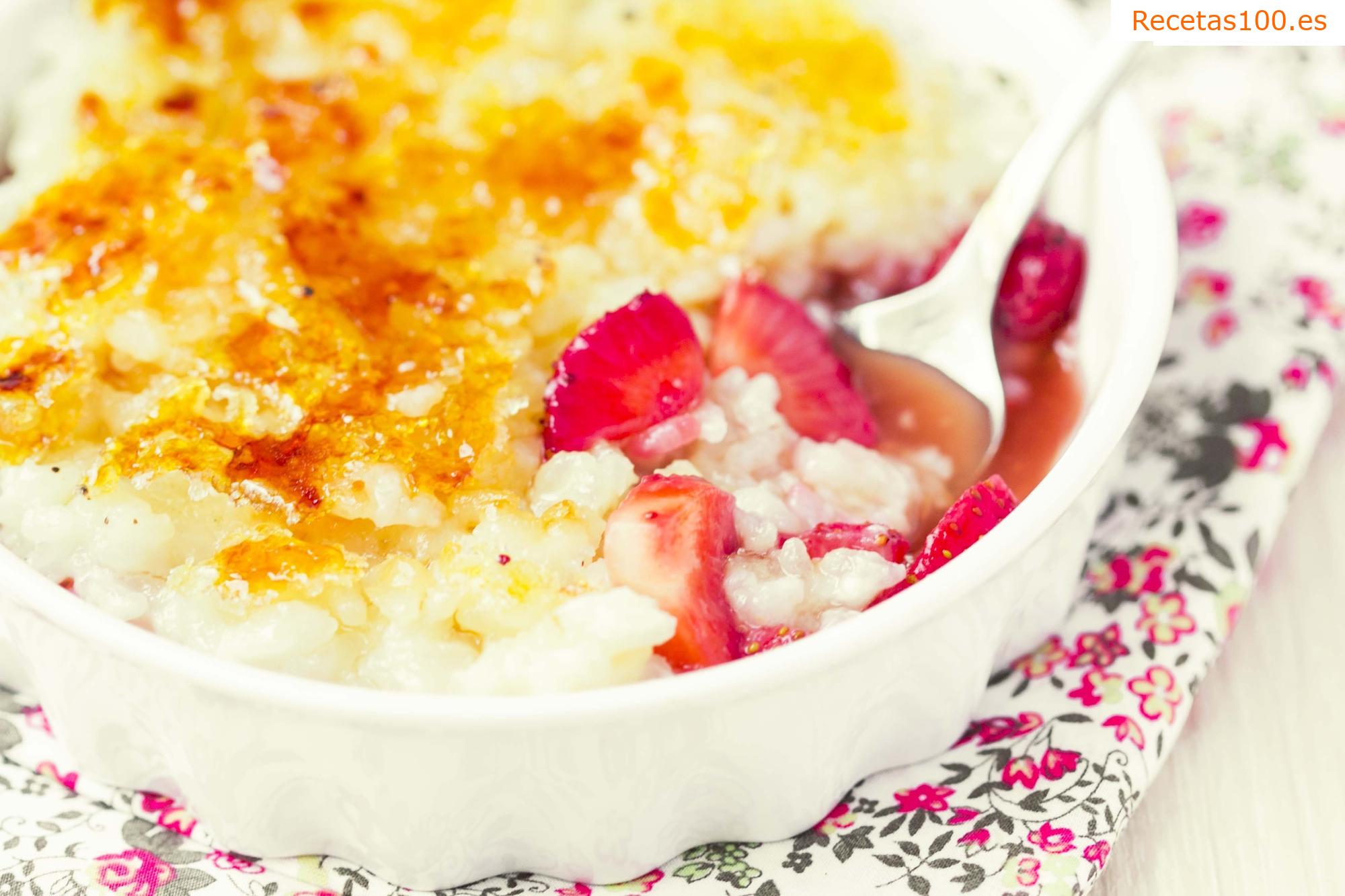 Arroz con leche esponjoso