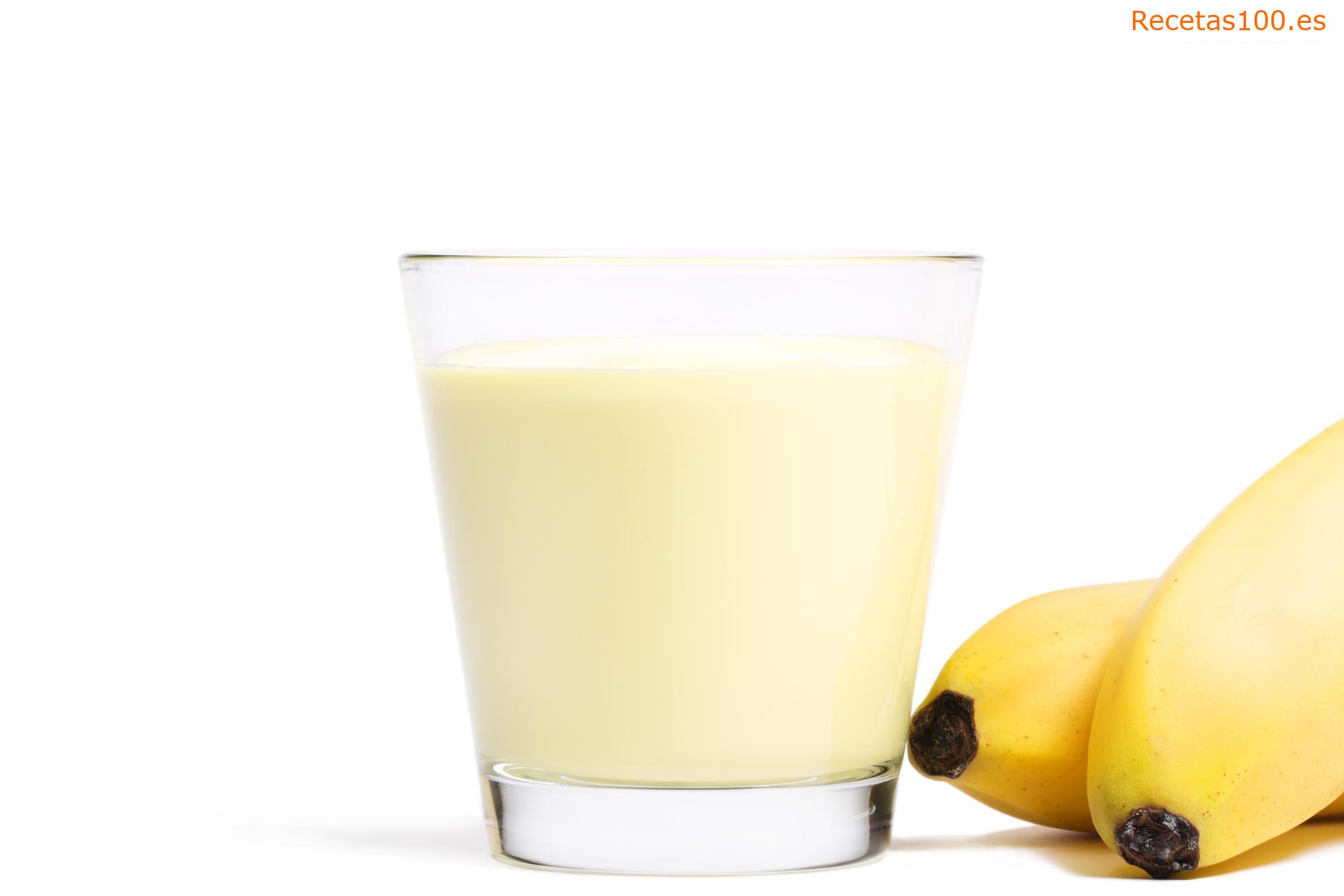 Batido de plátano fitness