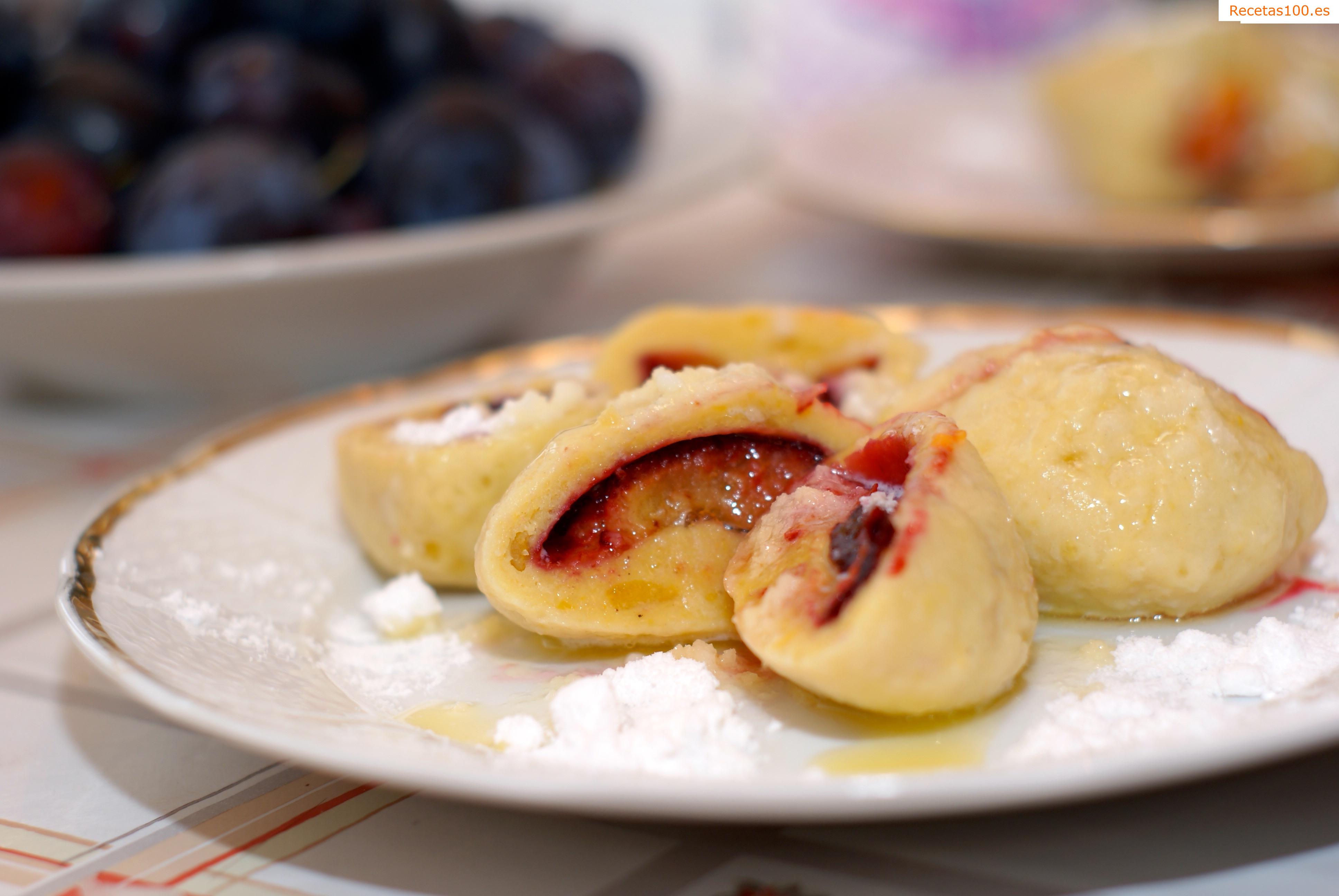 Bollos de fruta de patata