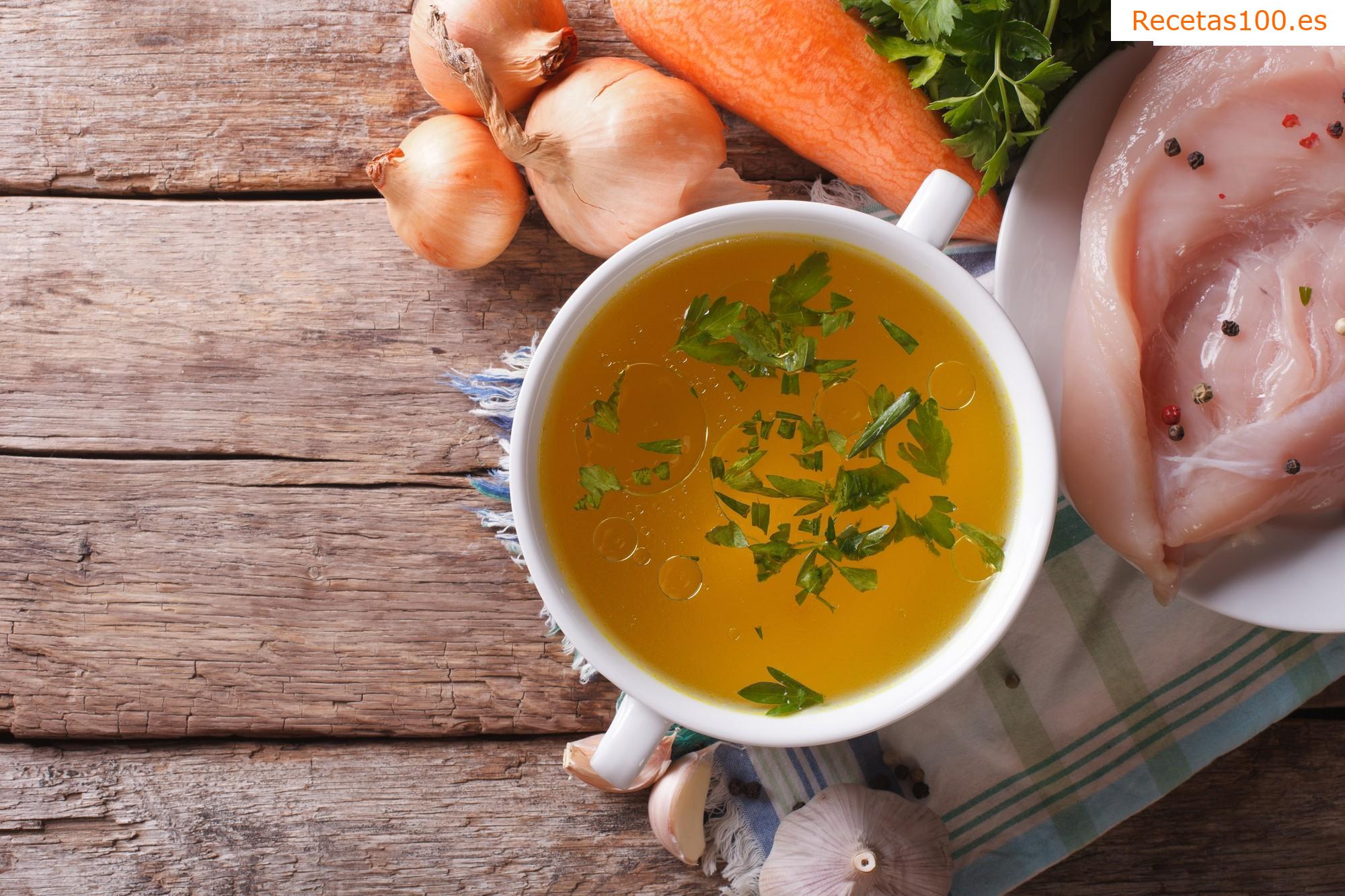 Caldo de pollo