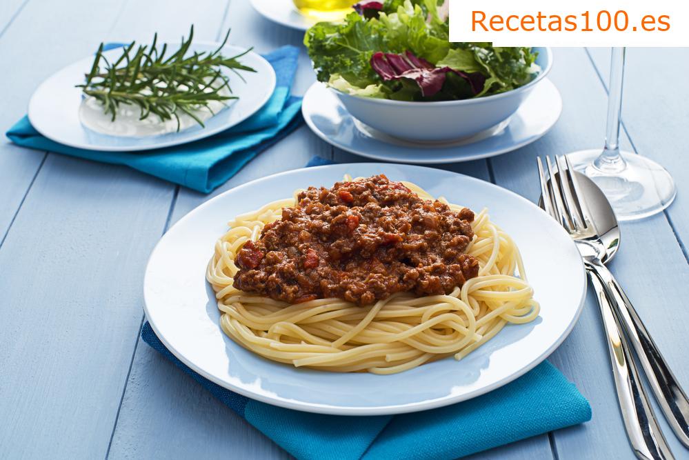 Carne picada para espaguetis