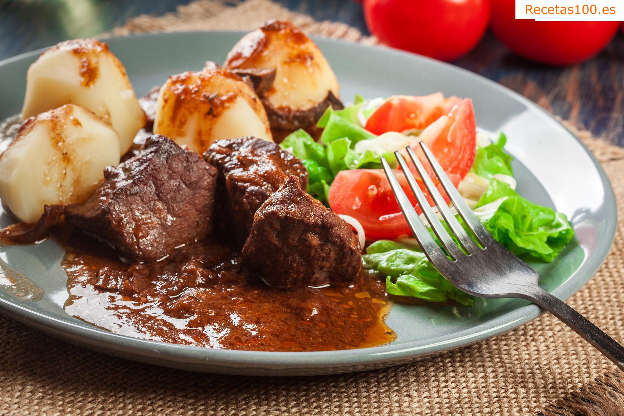 Cerdo en salsa de calabacín