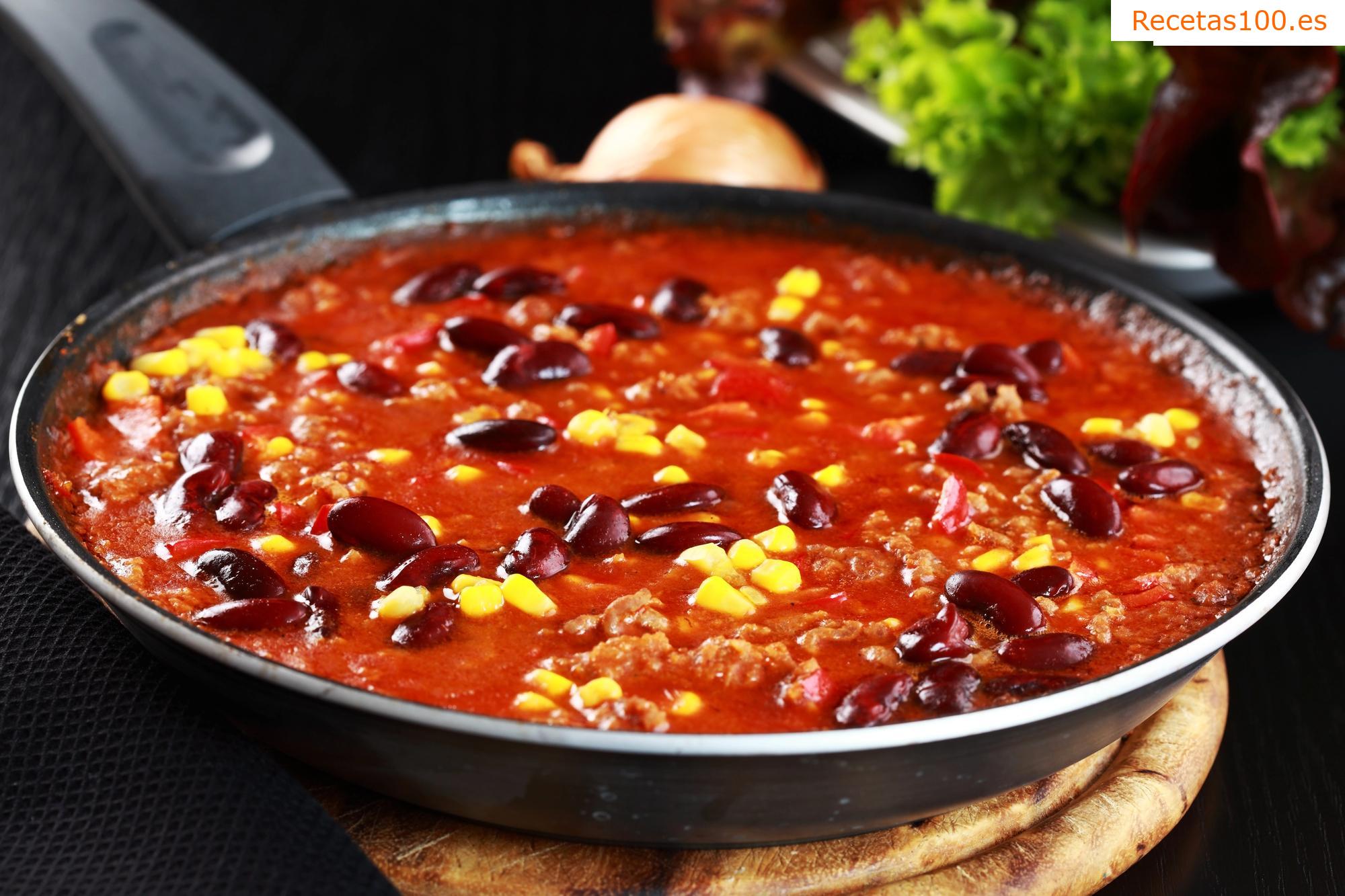 Chili (chile) con carne