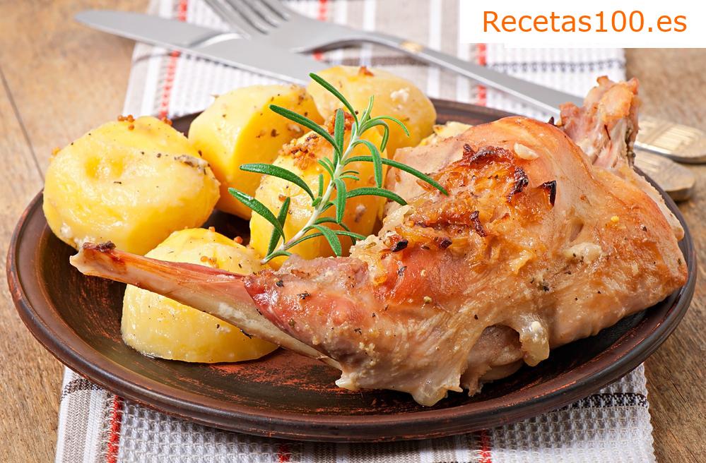 Conejo asado
