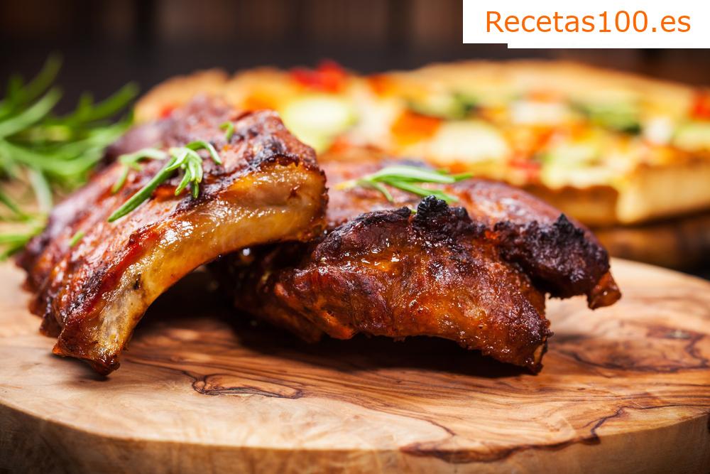 Costillas a la BBQ