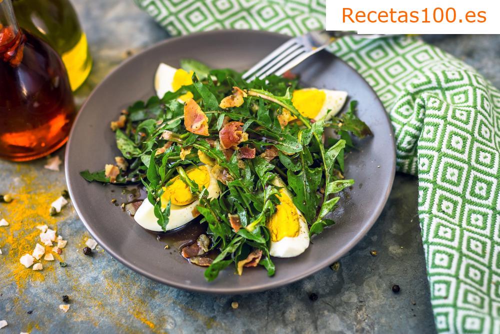 Ensalada de diente de león