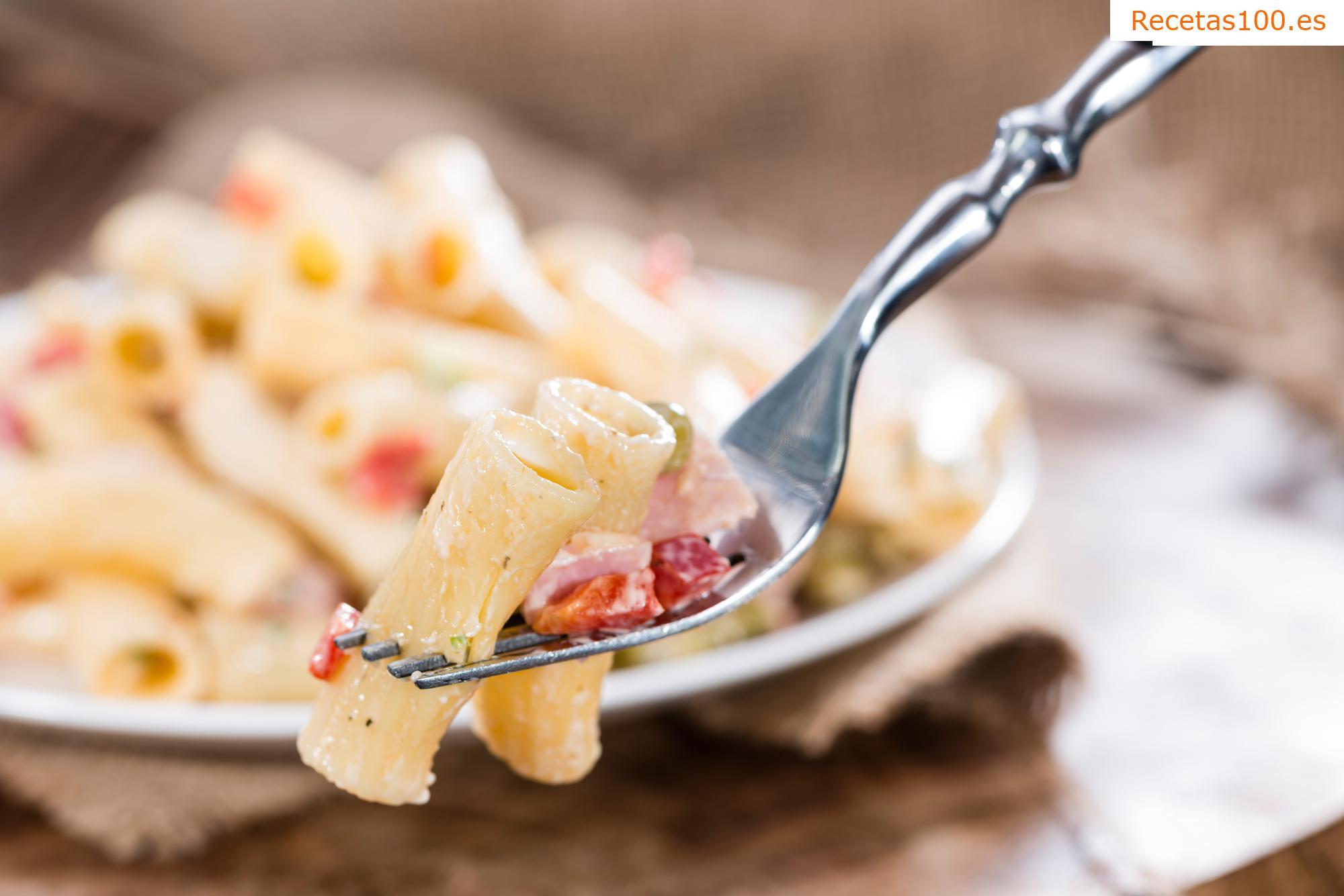 Ensalada de pasta con verduras