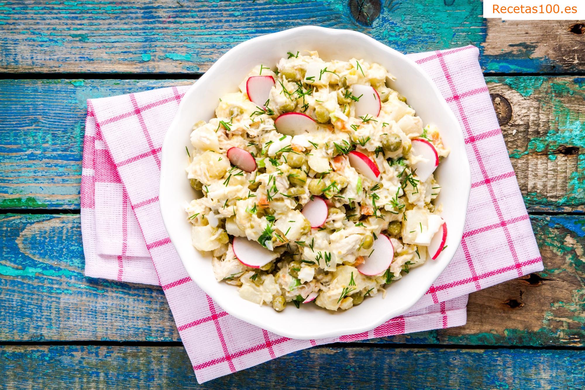 Ensalada de patatas de verano