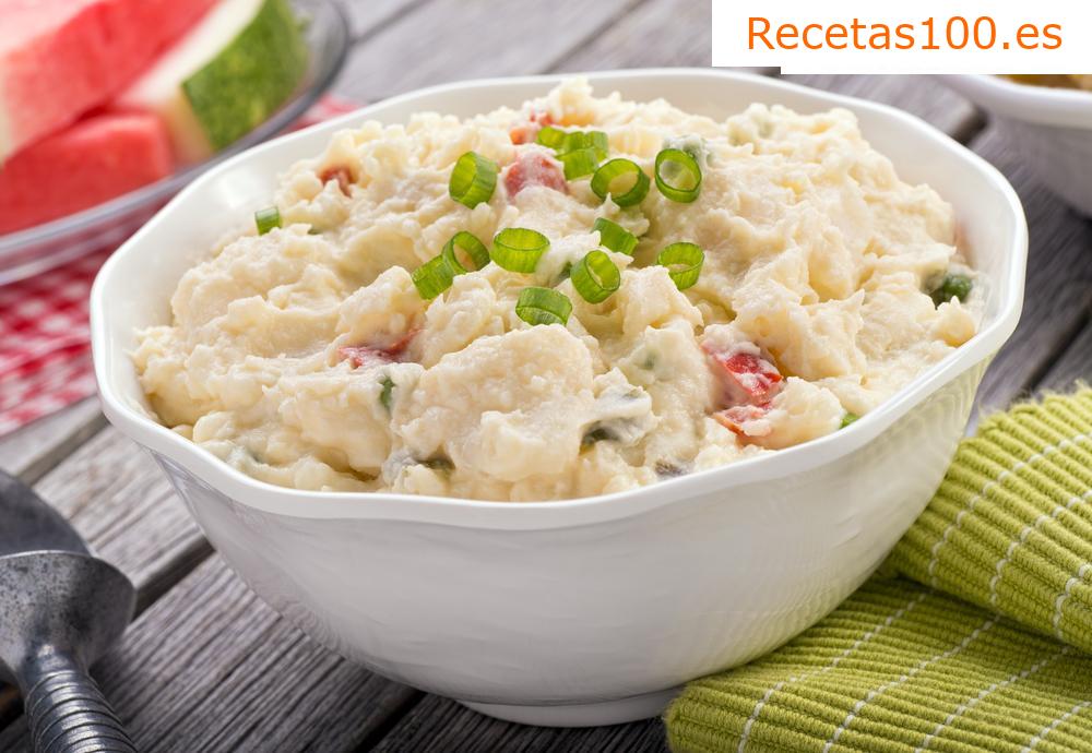 Ensalada de patatas ligera
