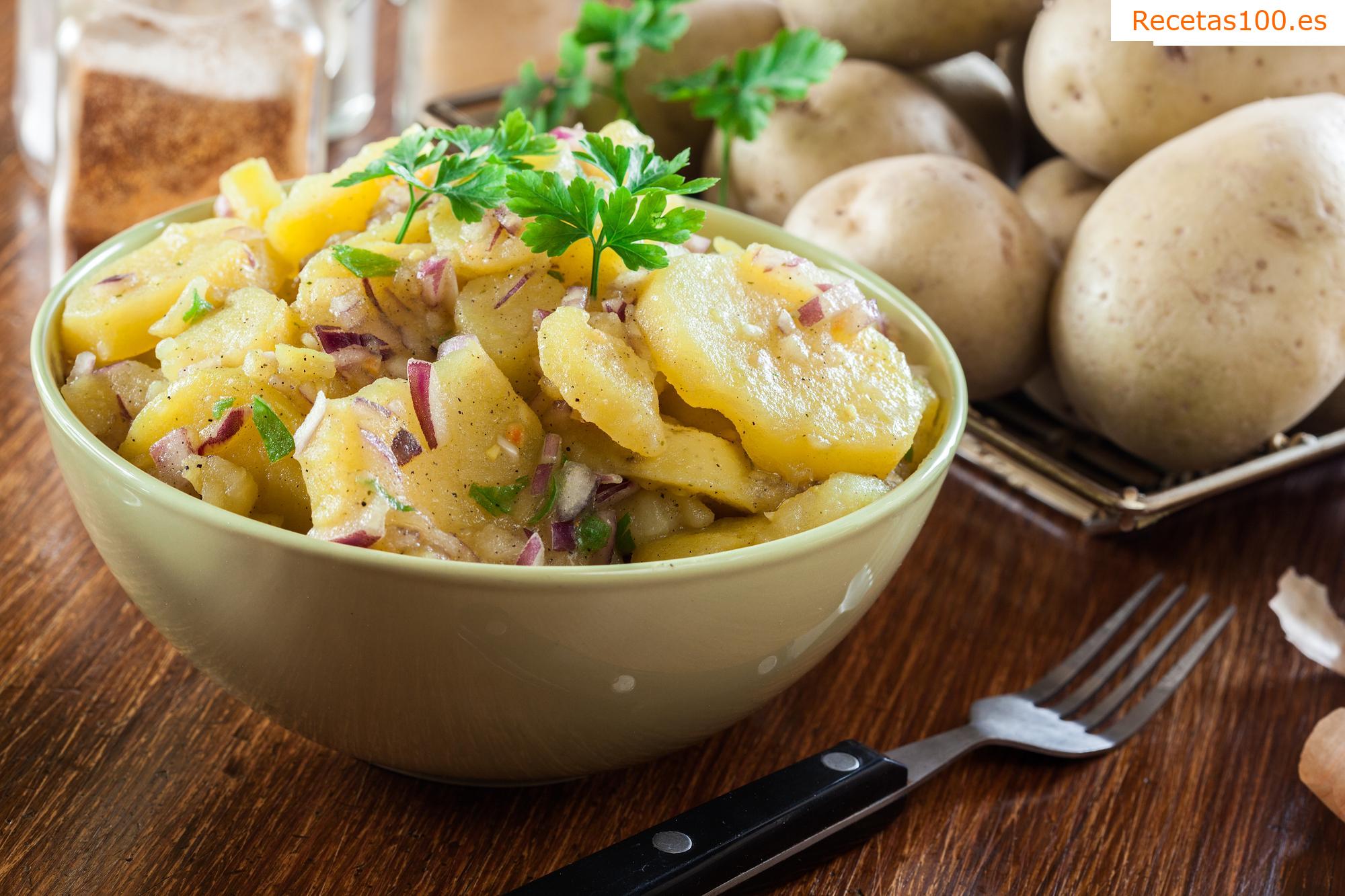 Ensalada de patatas sin mayonesa