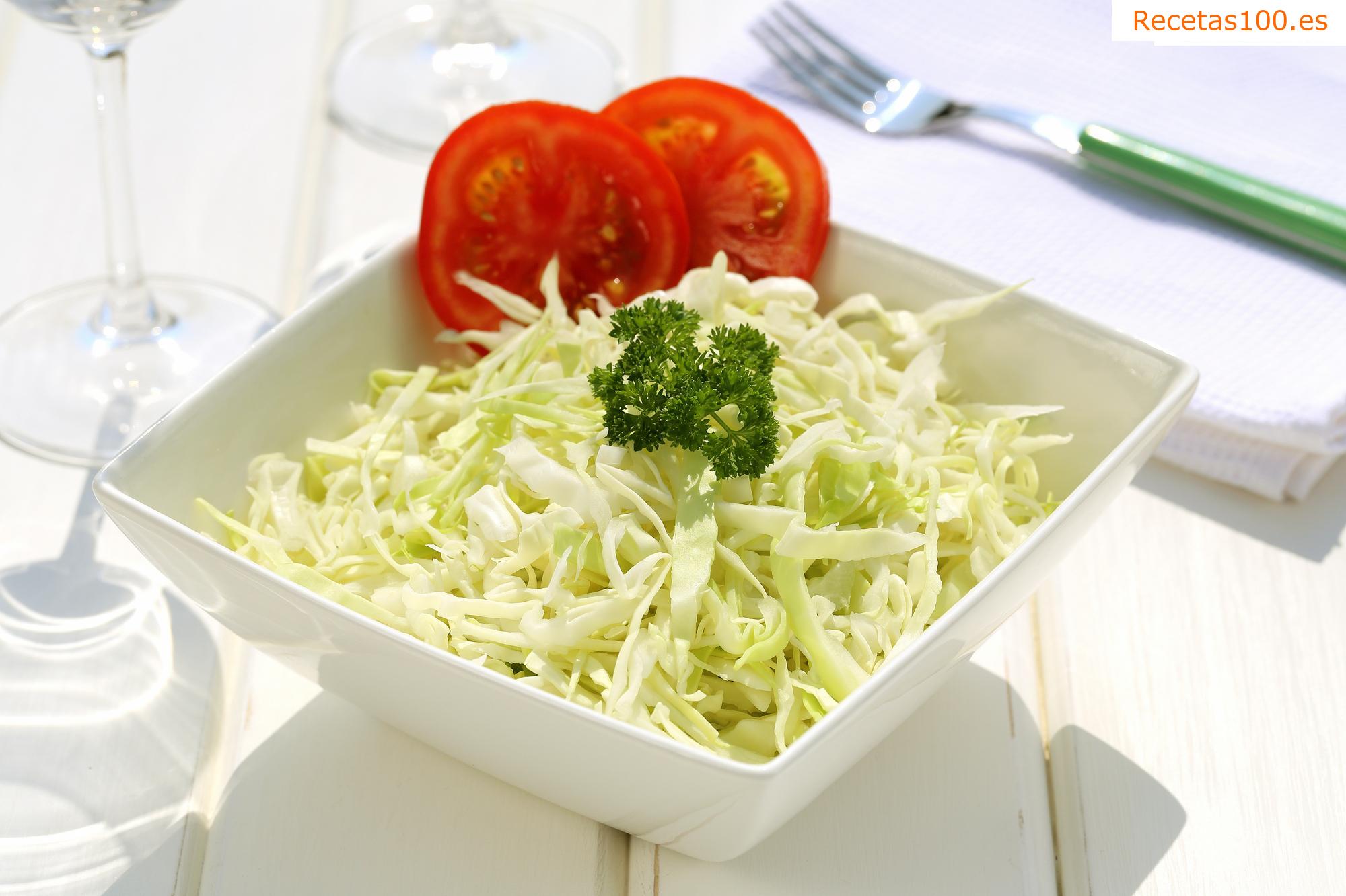 Ensalada de repollo sencilla