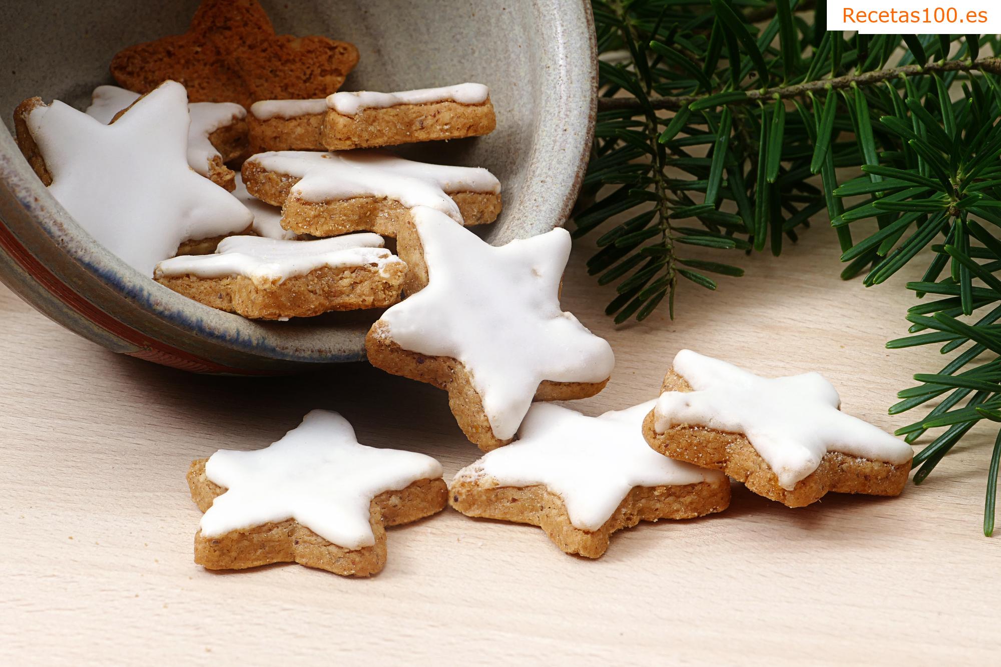 Estrellas de almendra y canela
