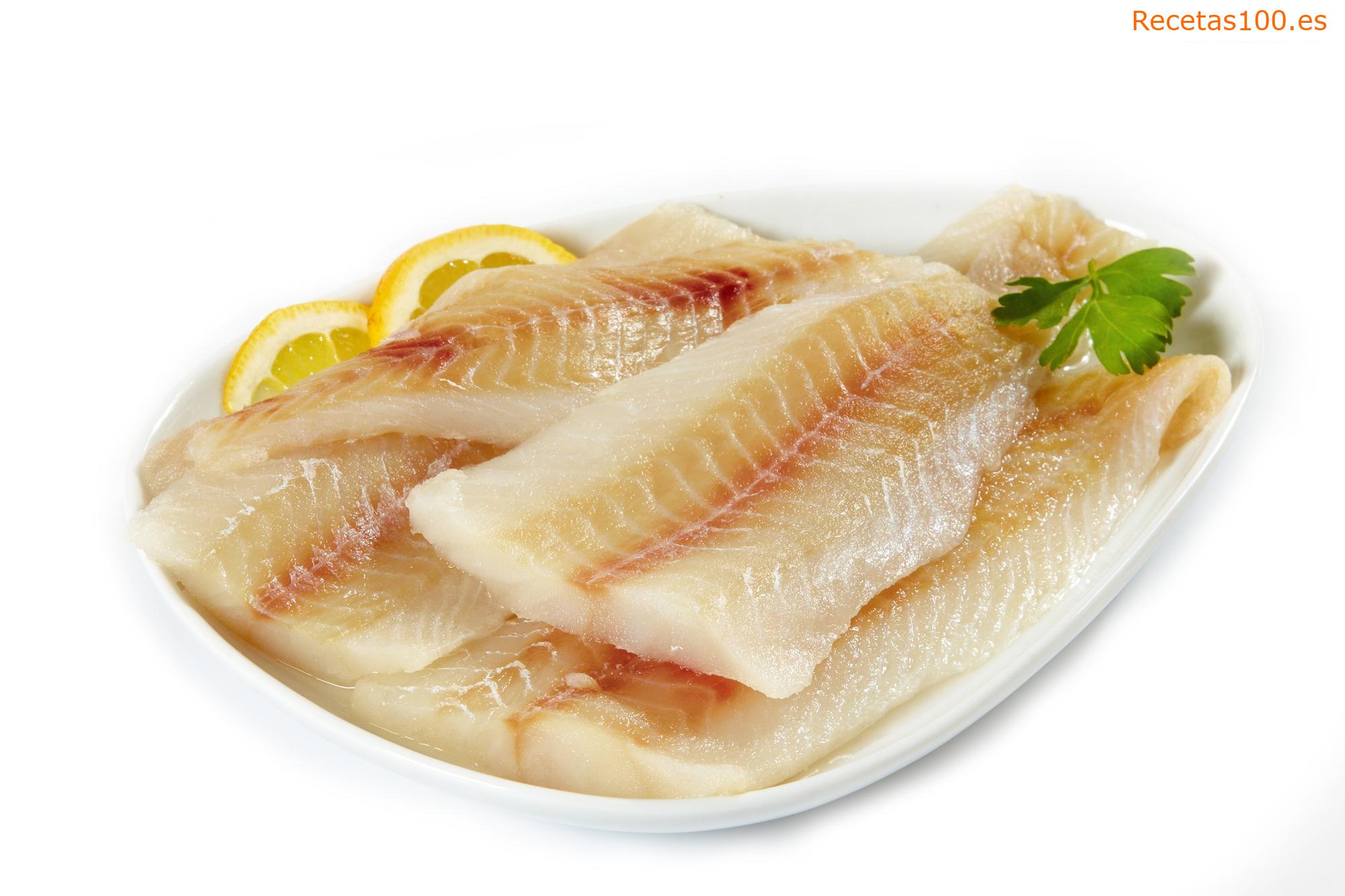 Filetes de pescado al horno sin freír.