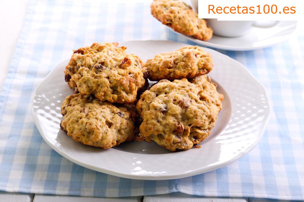 Galletas de avena con manzana