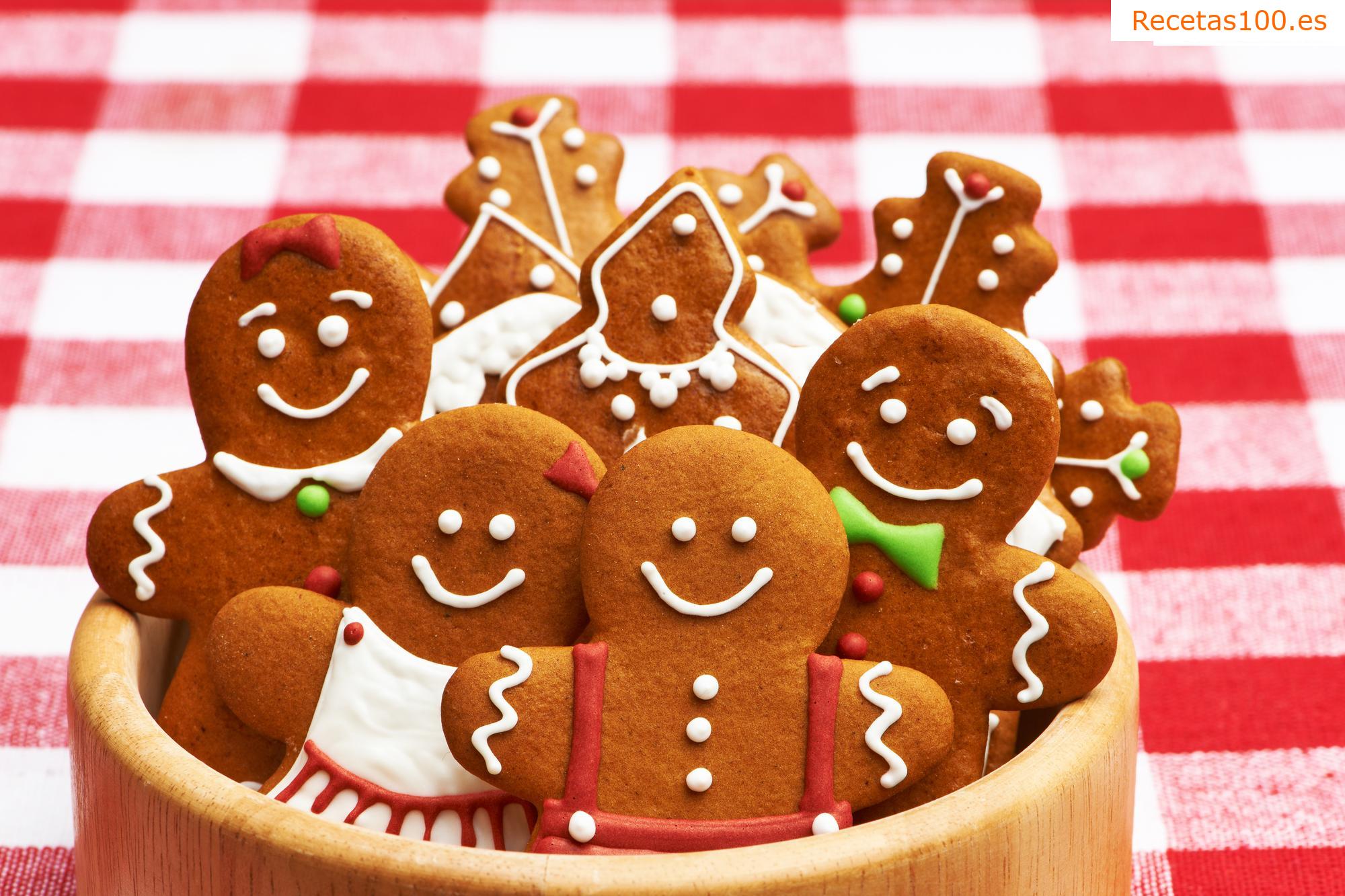 Galletas de jengibre para Navidad o Pascua