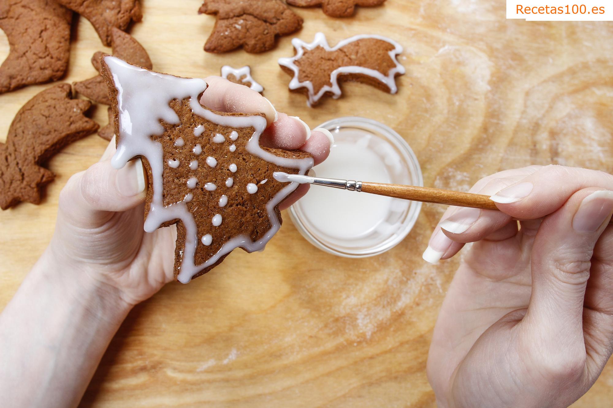 Galletas de jengibre suaves con miel