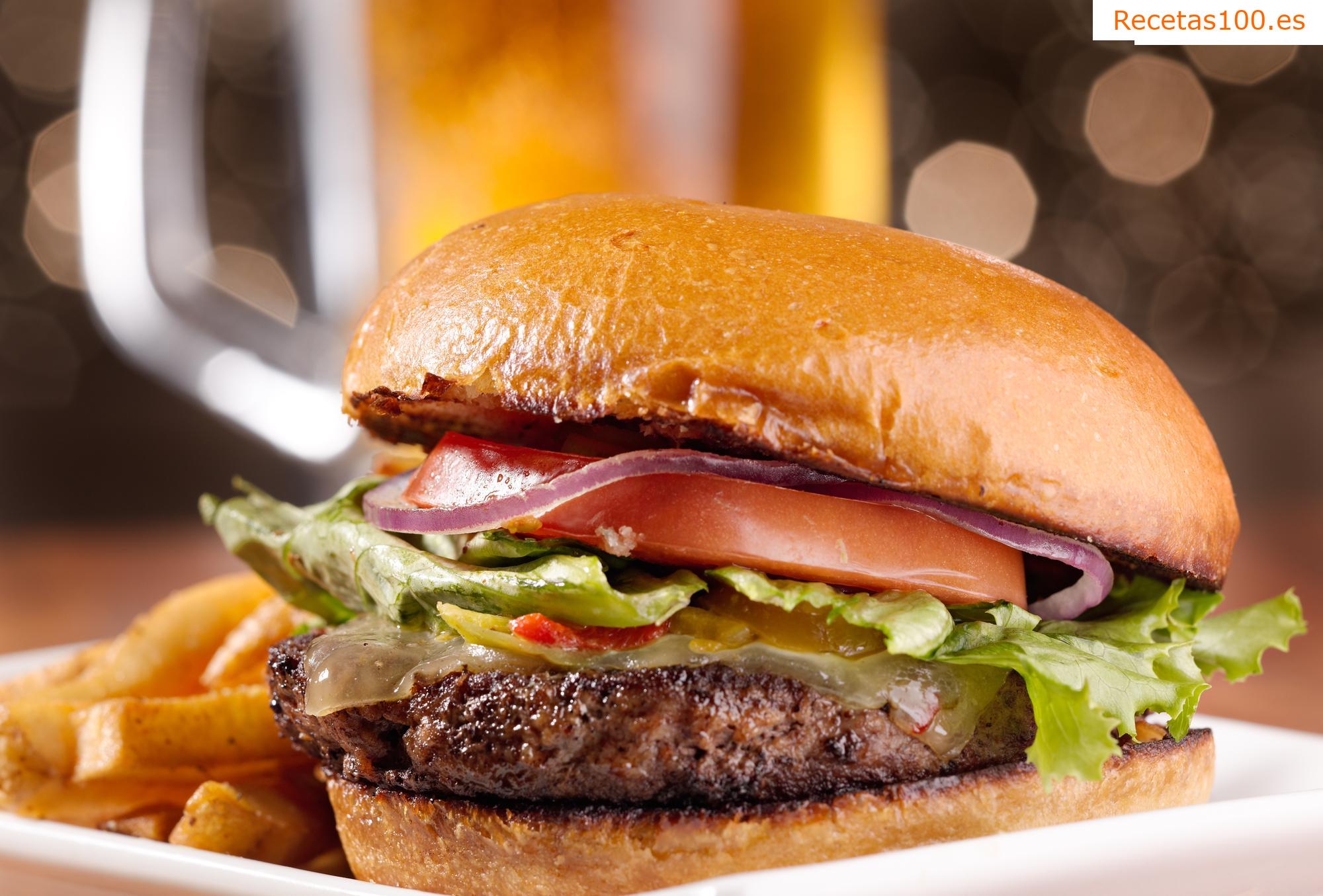 Hamburguesa de res
