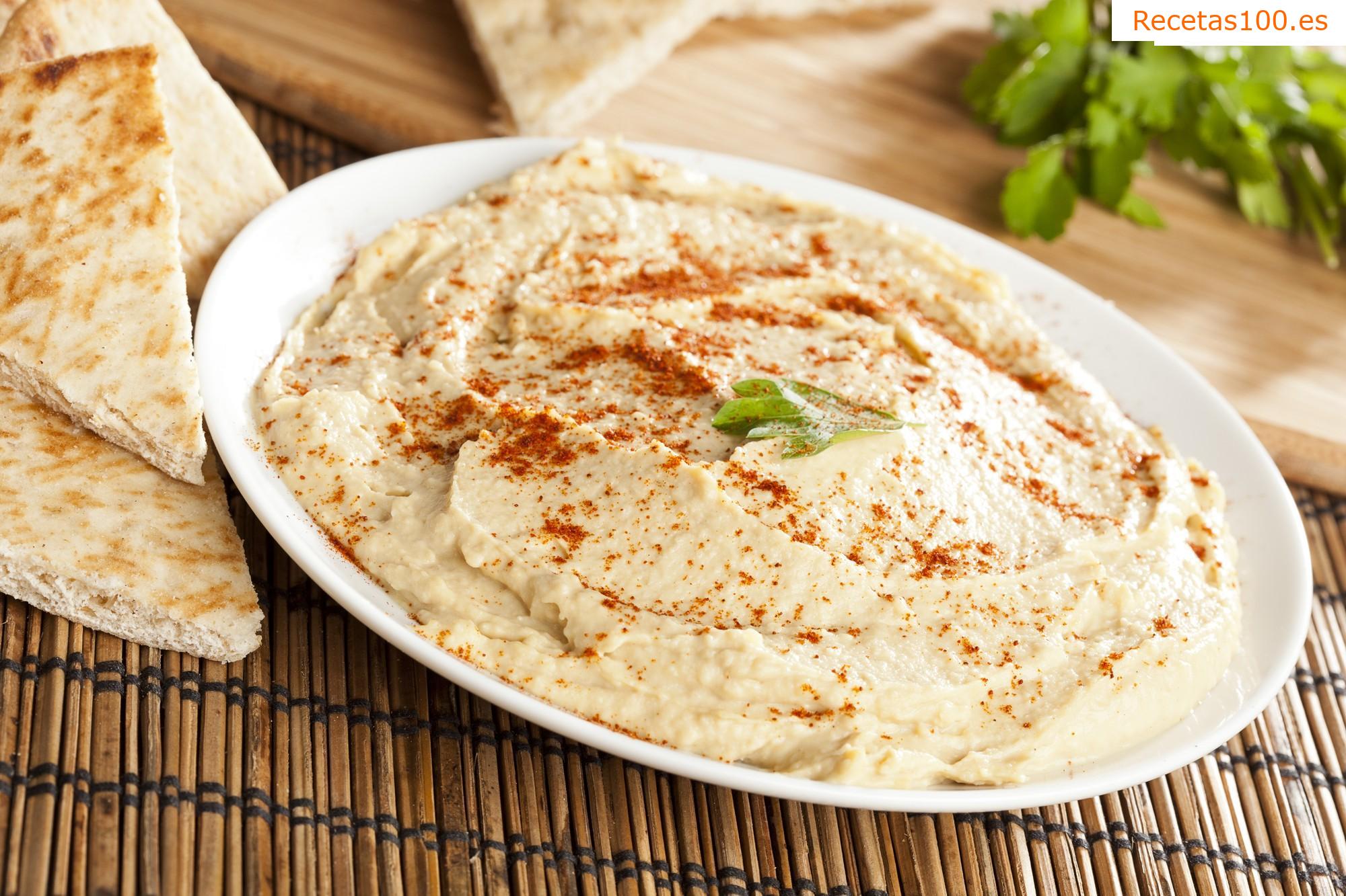 Hummus de garbanzos