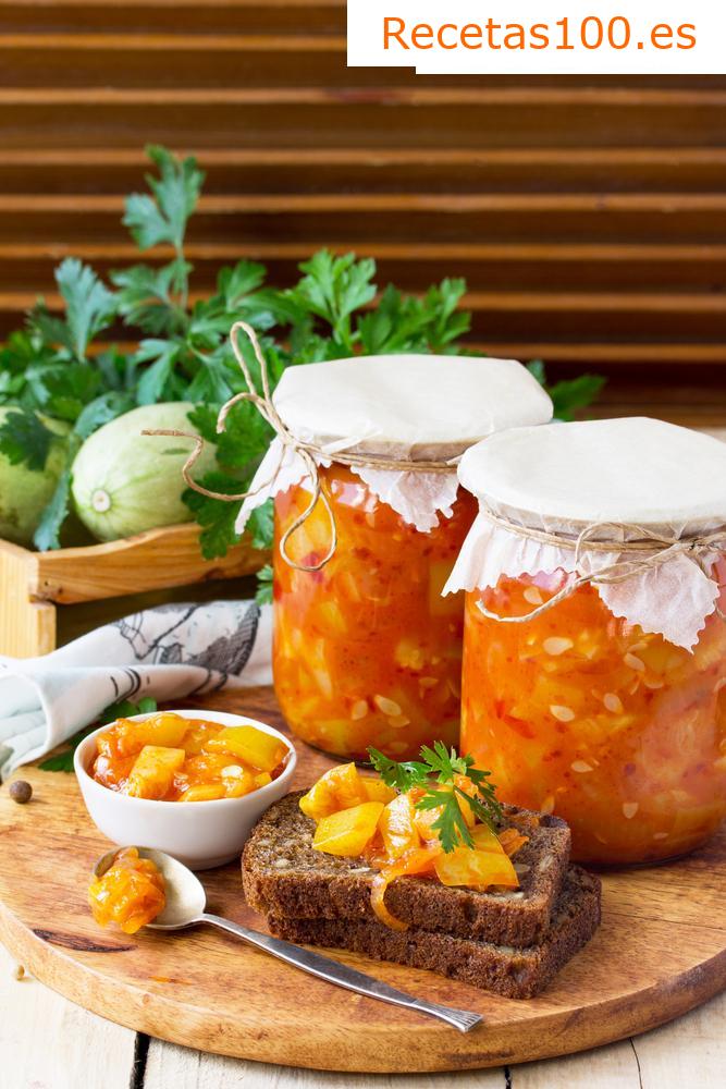 Mermelada de calabacín para tostadas