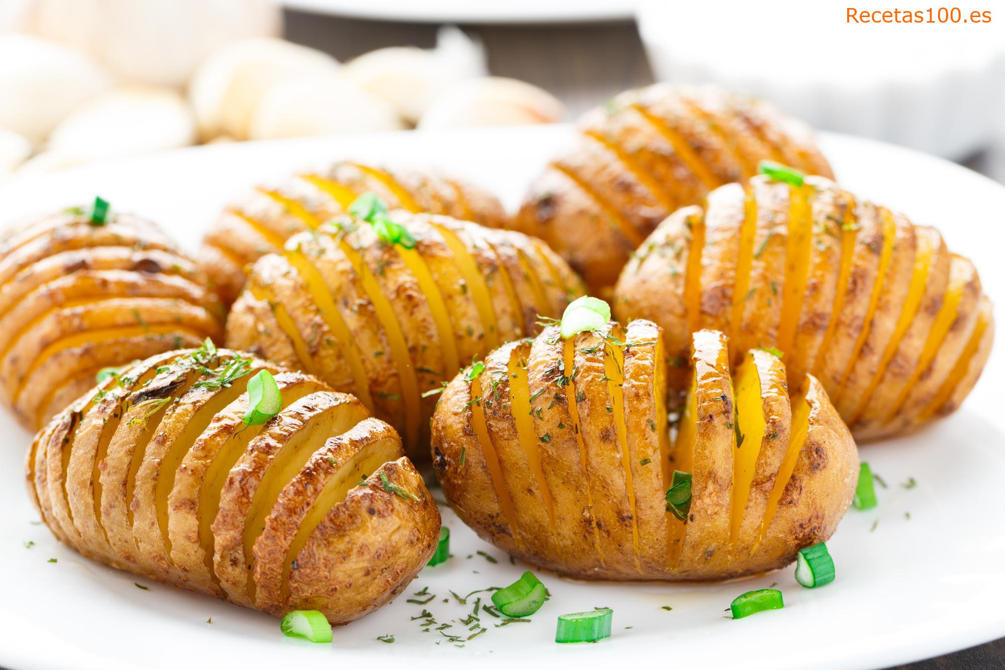 Papas al horno crujientes con queso