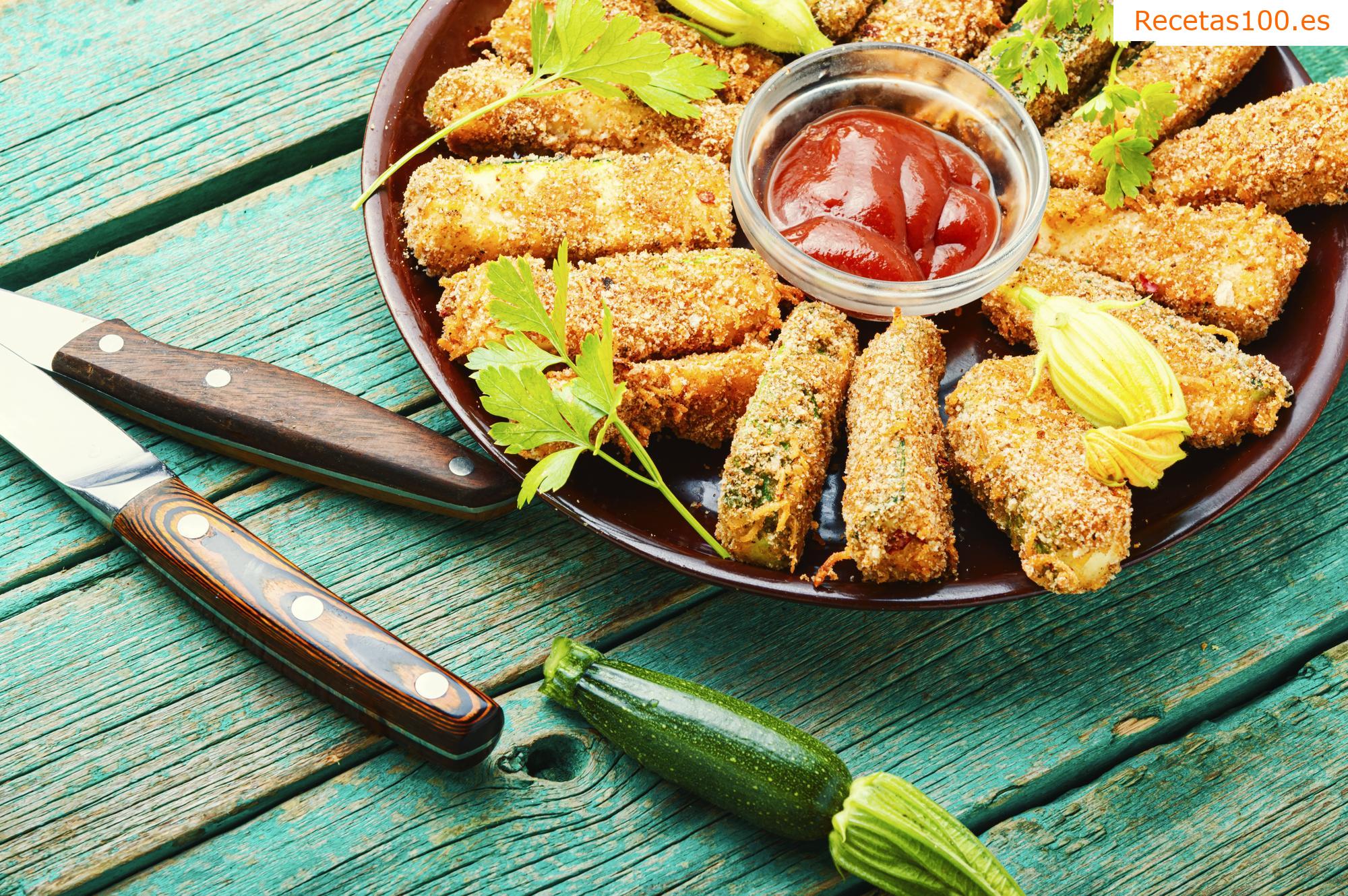 Papas fritas de calabacín al horno