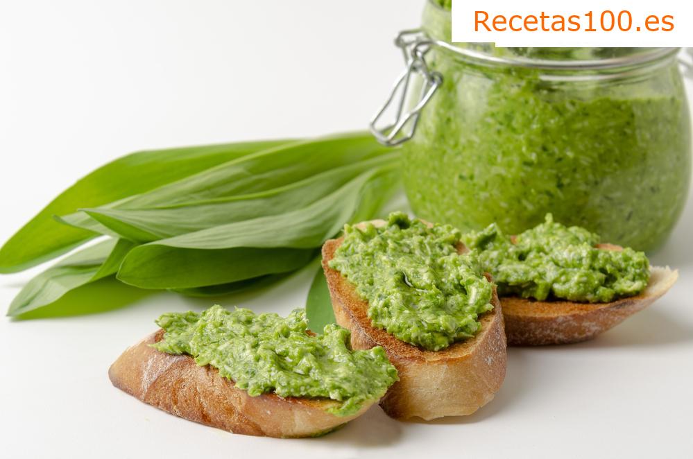 Pesto de ajo salvaje