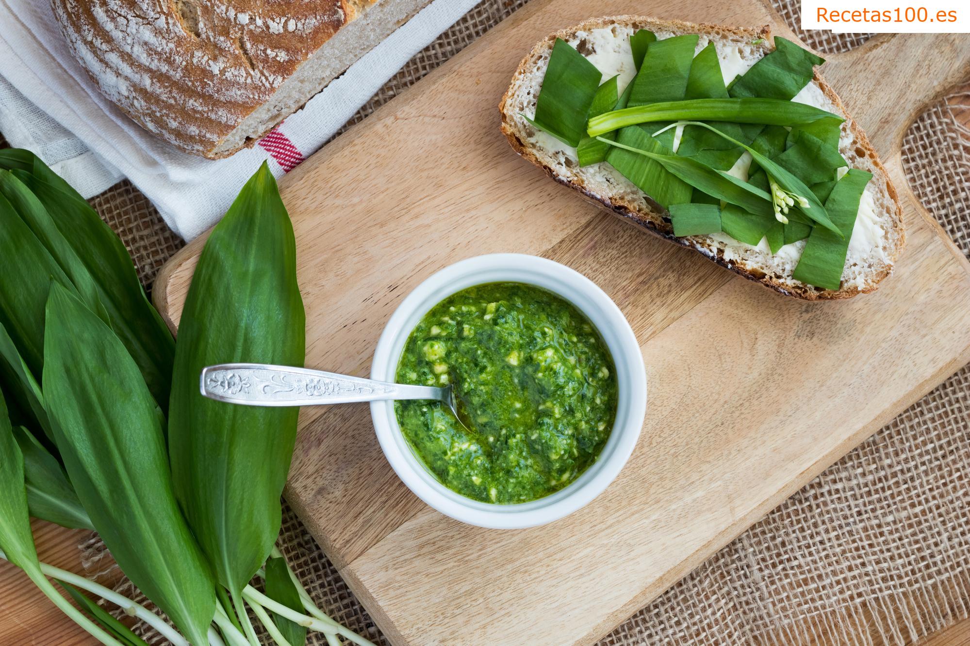 Pesto de ajo silvestre