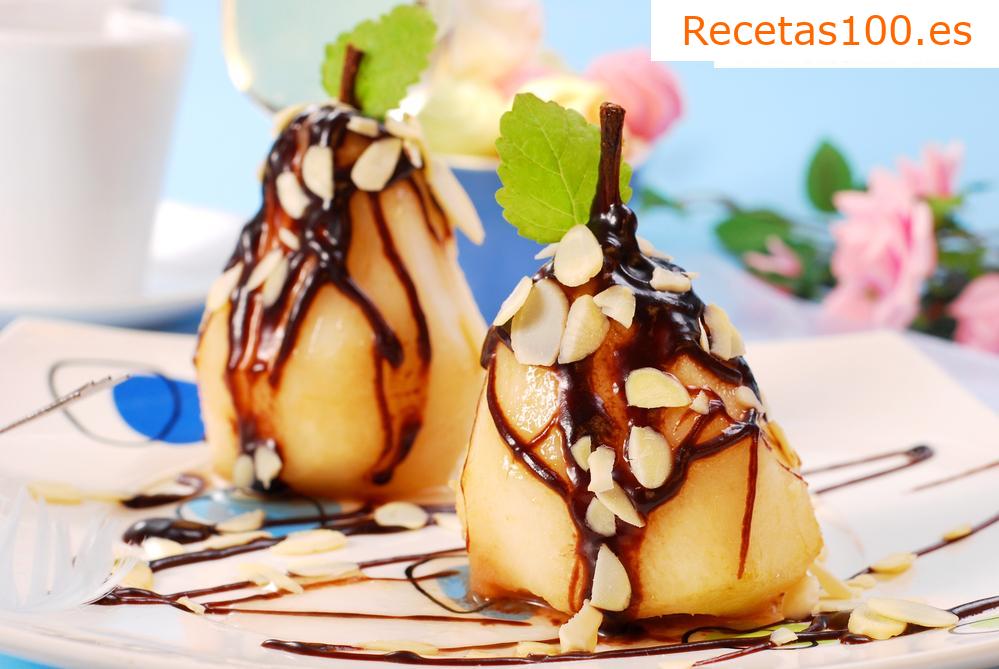 Postre de pera