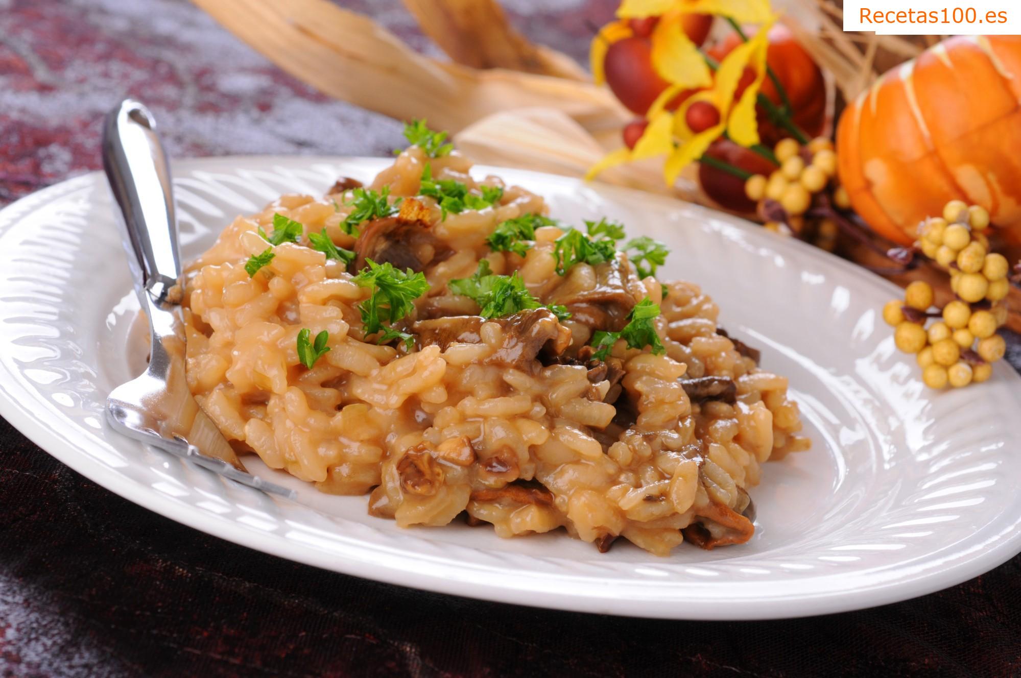 Risotto de setas