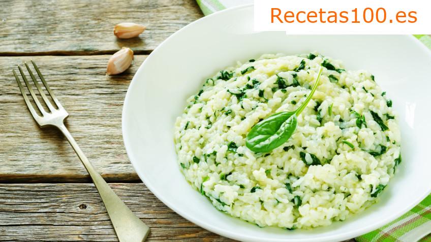 Risotto italiano con espárragos verdes