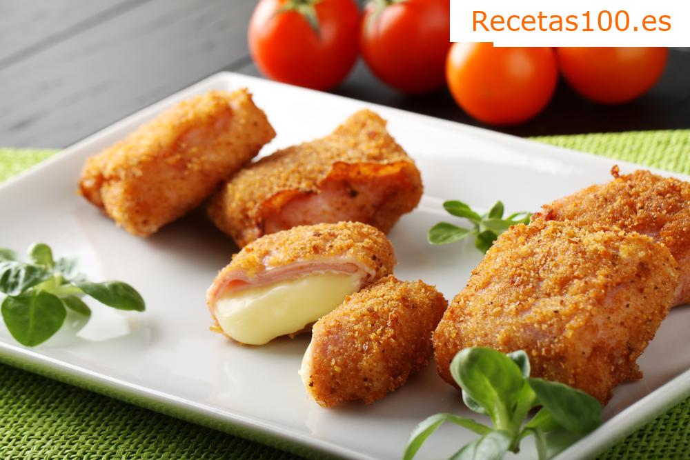 Rollito de jamón frito