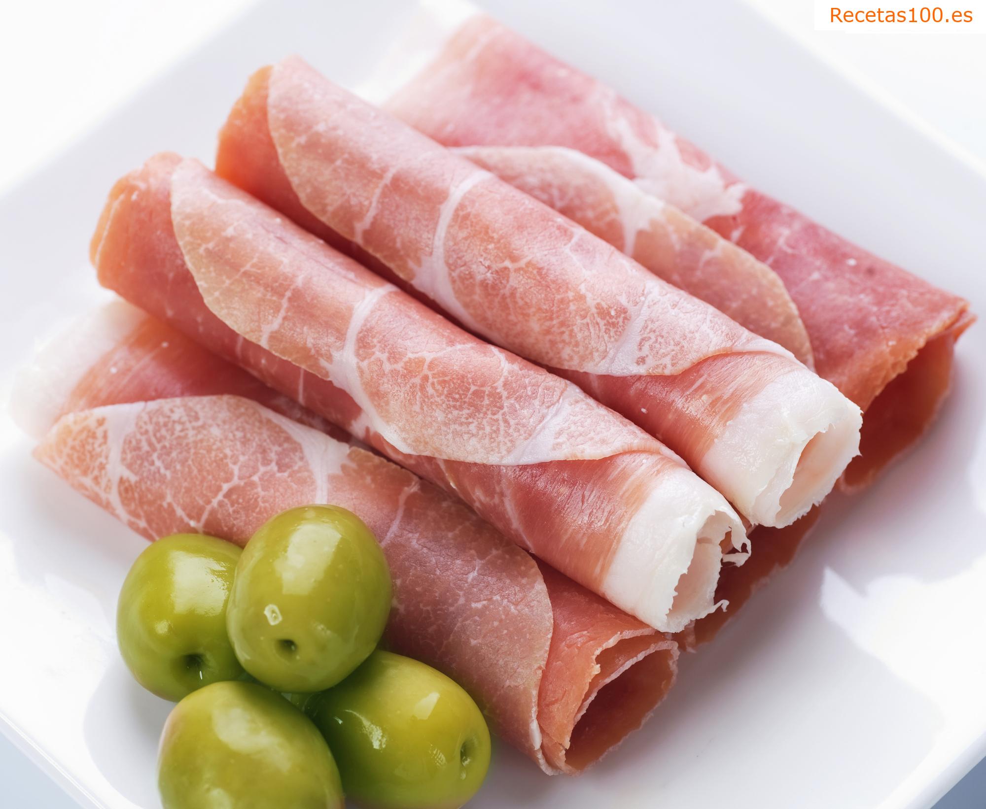 Rollos de prosciutto