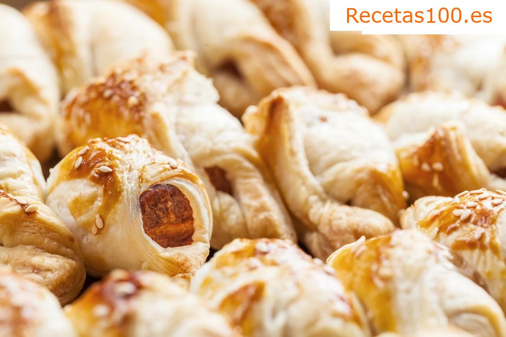 Salchichas bávaras en masa de hojaldre