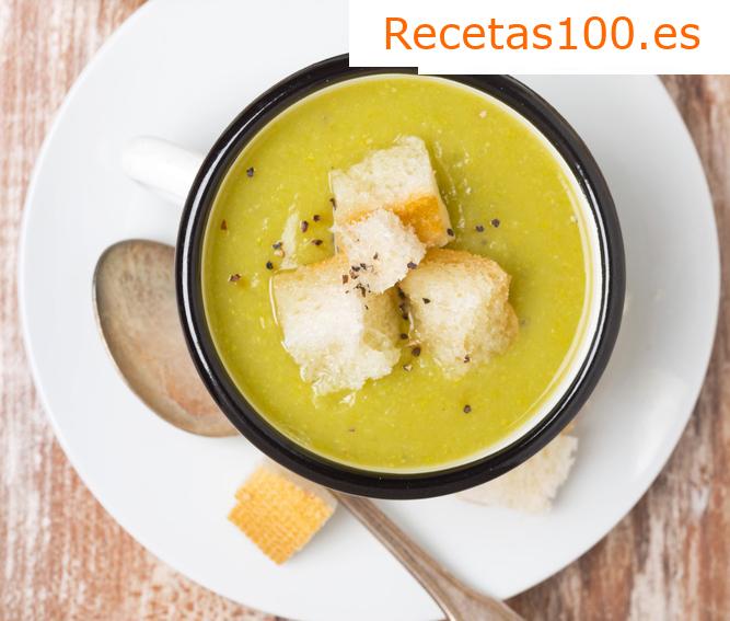 Sopa crema de calabacín
