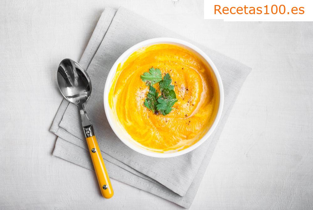 Sopa cremosa de calabaza