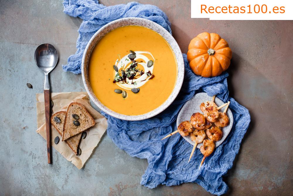 Sopa de calabaza asada