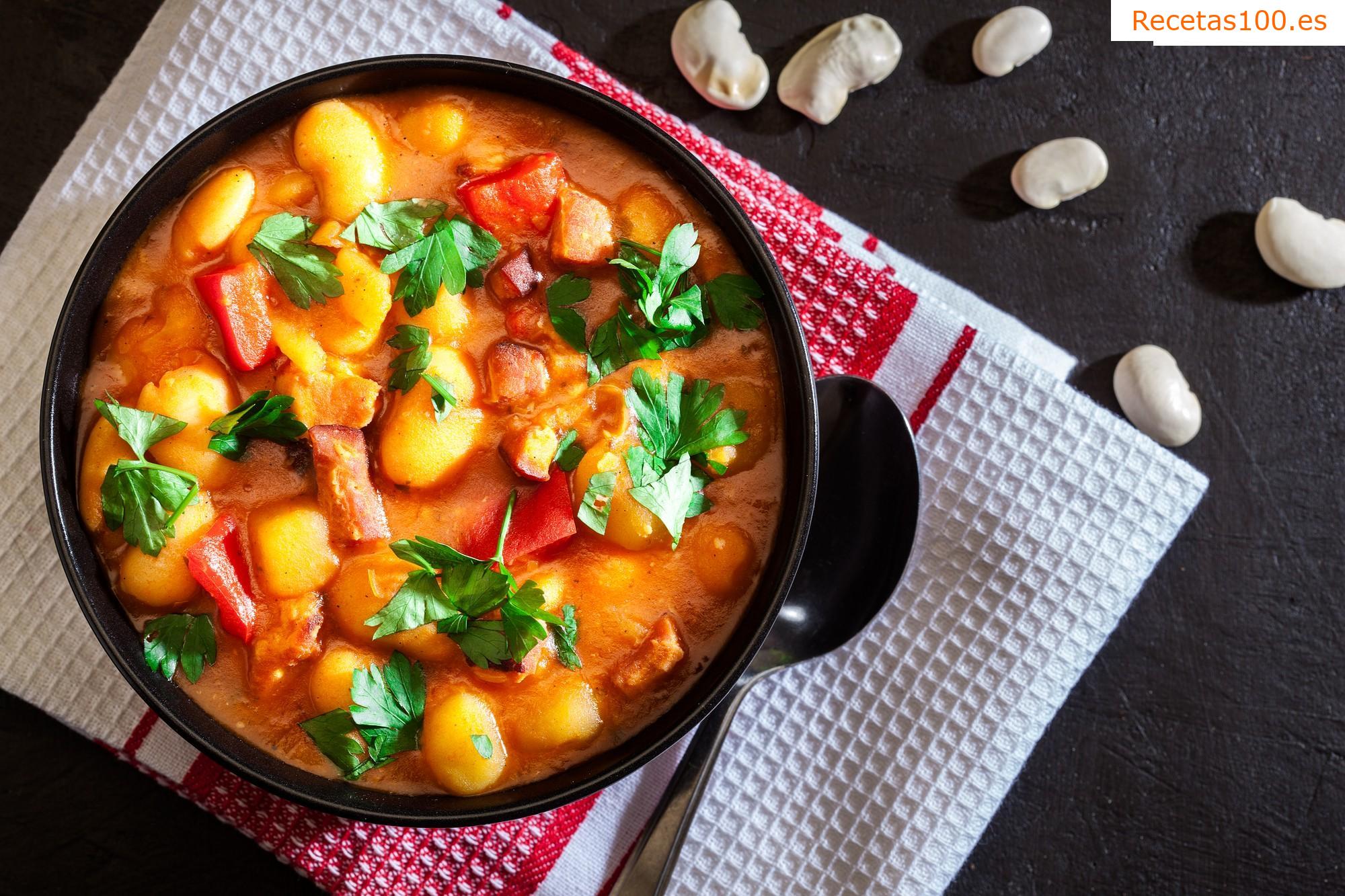 Sopa de frijoles