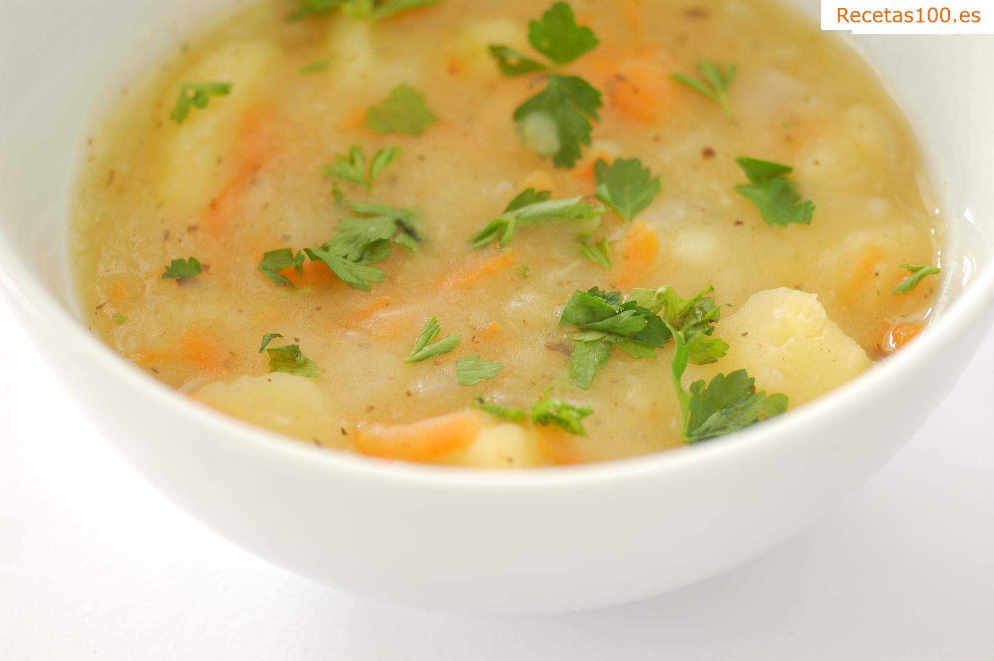 Sopa de patata