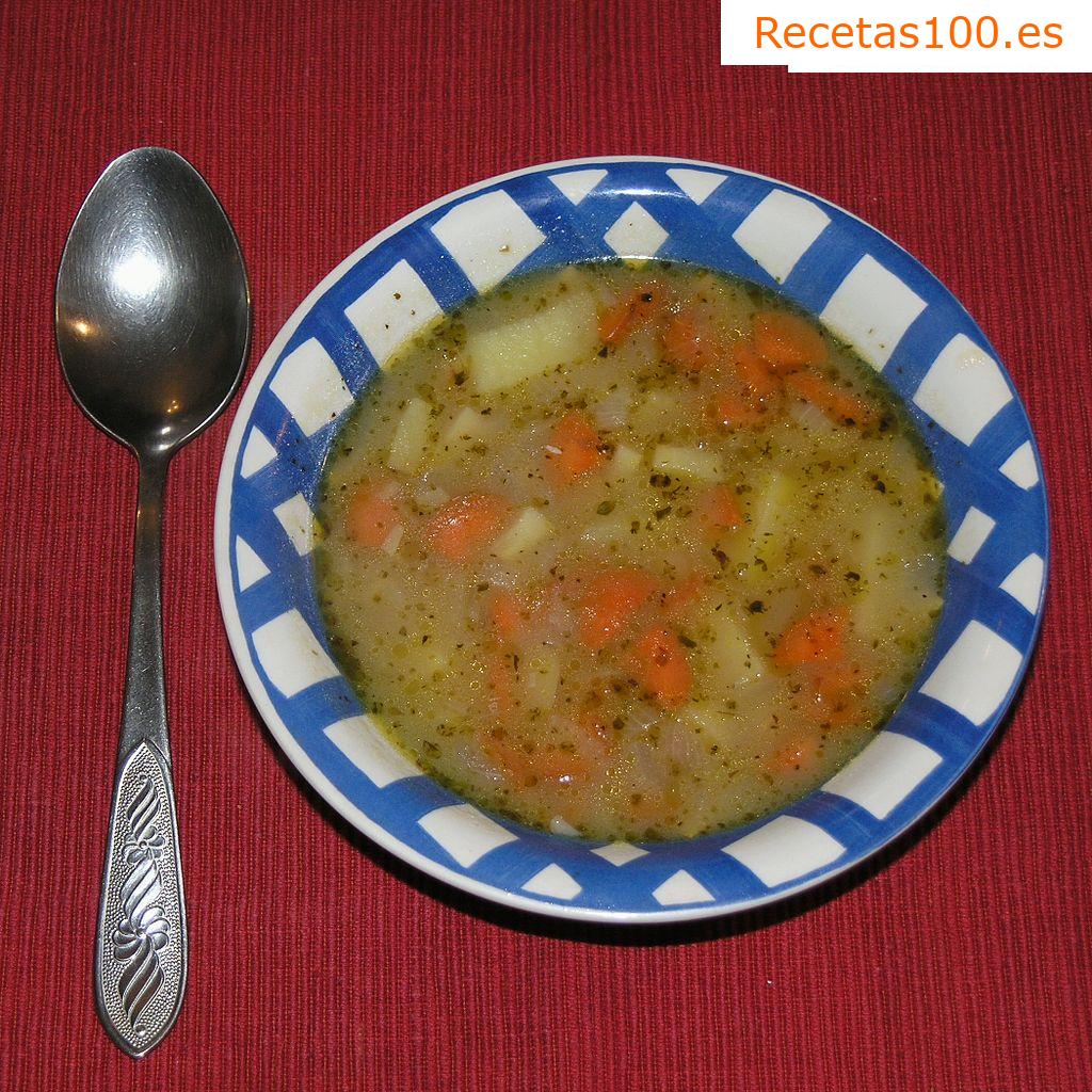Sopa de patatas de la abuela