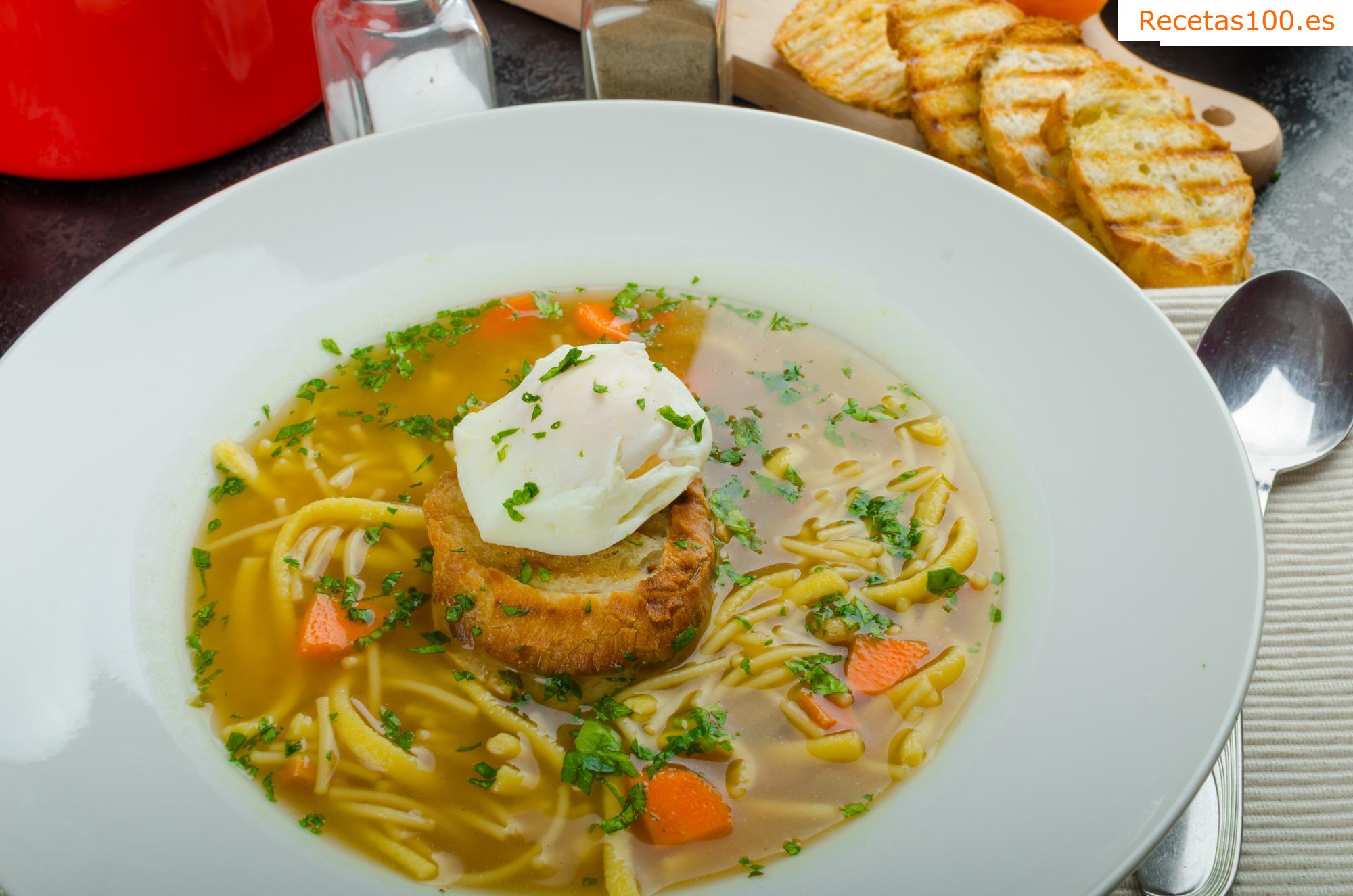 Sopa de res a la antigua checa