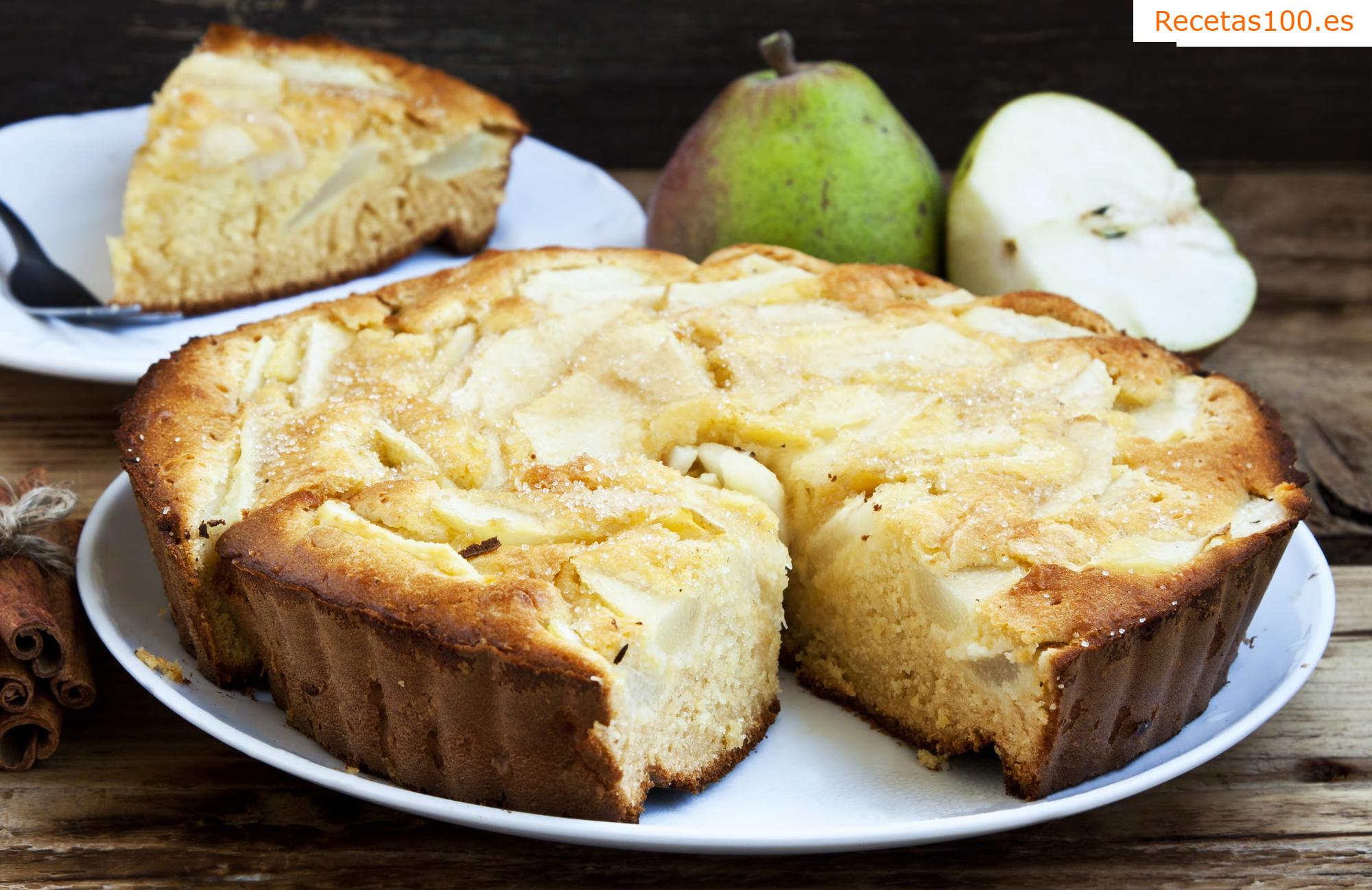 Tarta de pera francesa