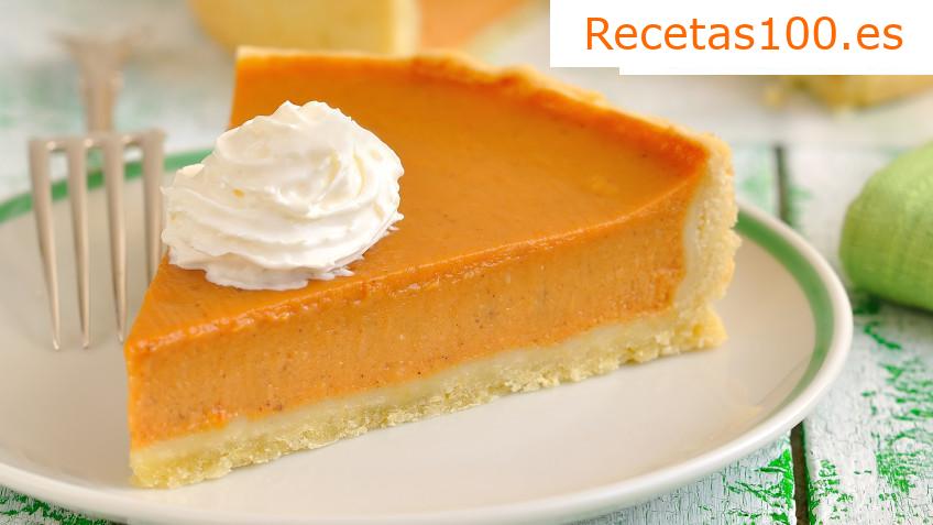 Tarta de queso de calabaza