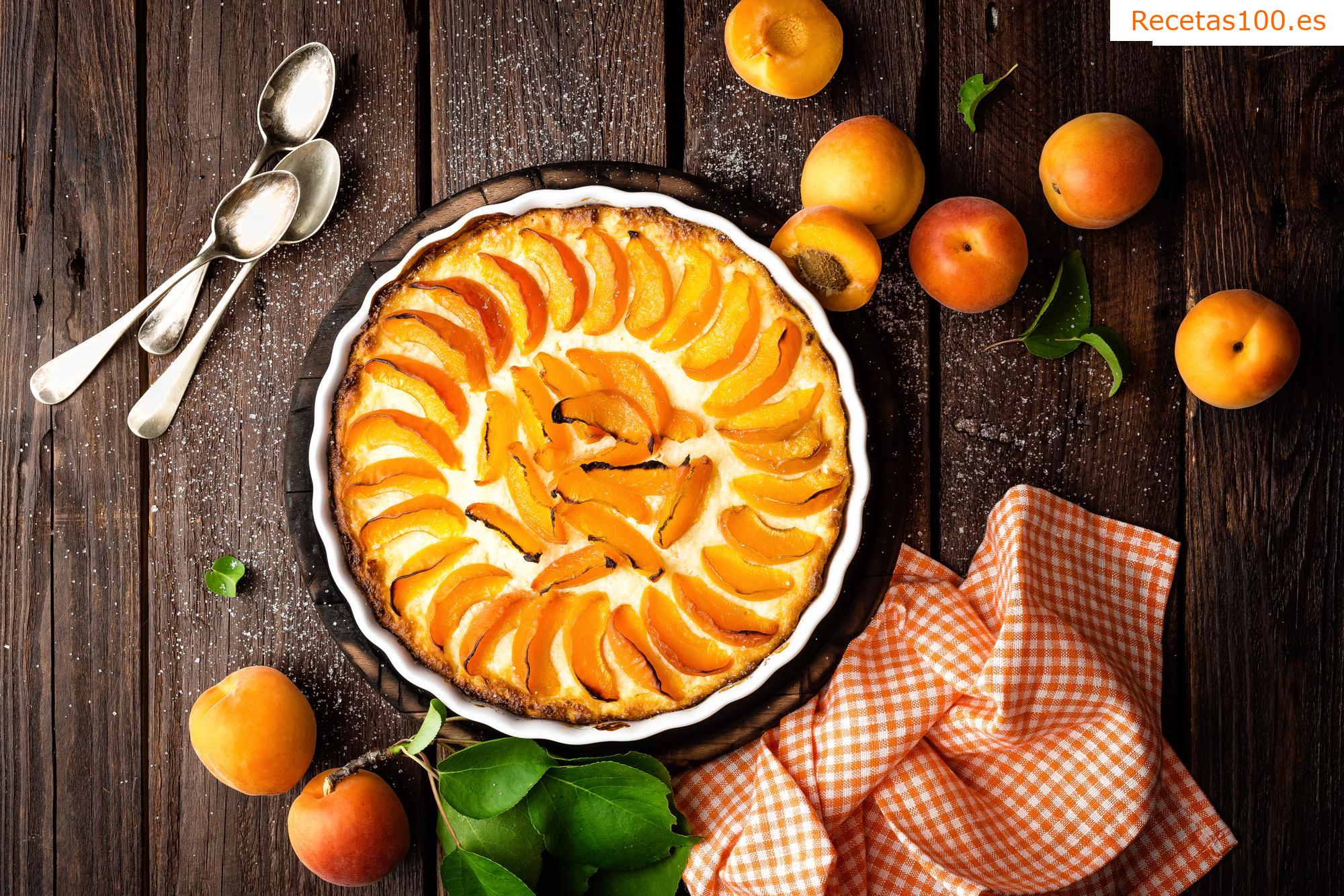 Tarta de requesón con albaricoques II.