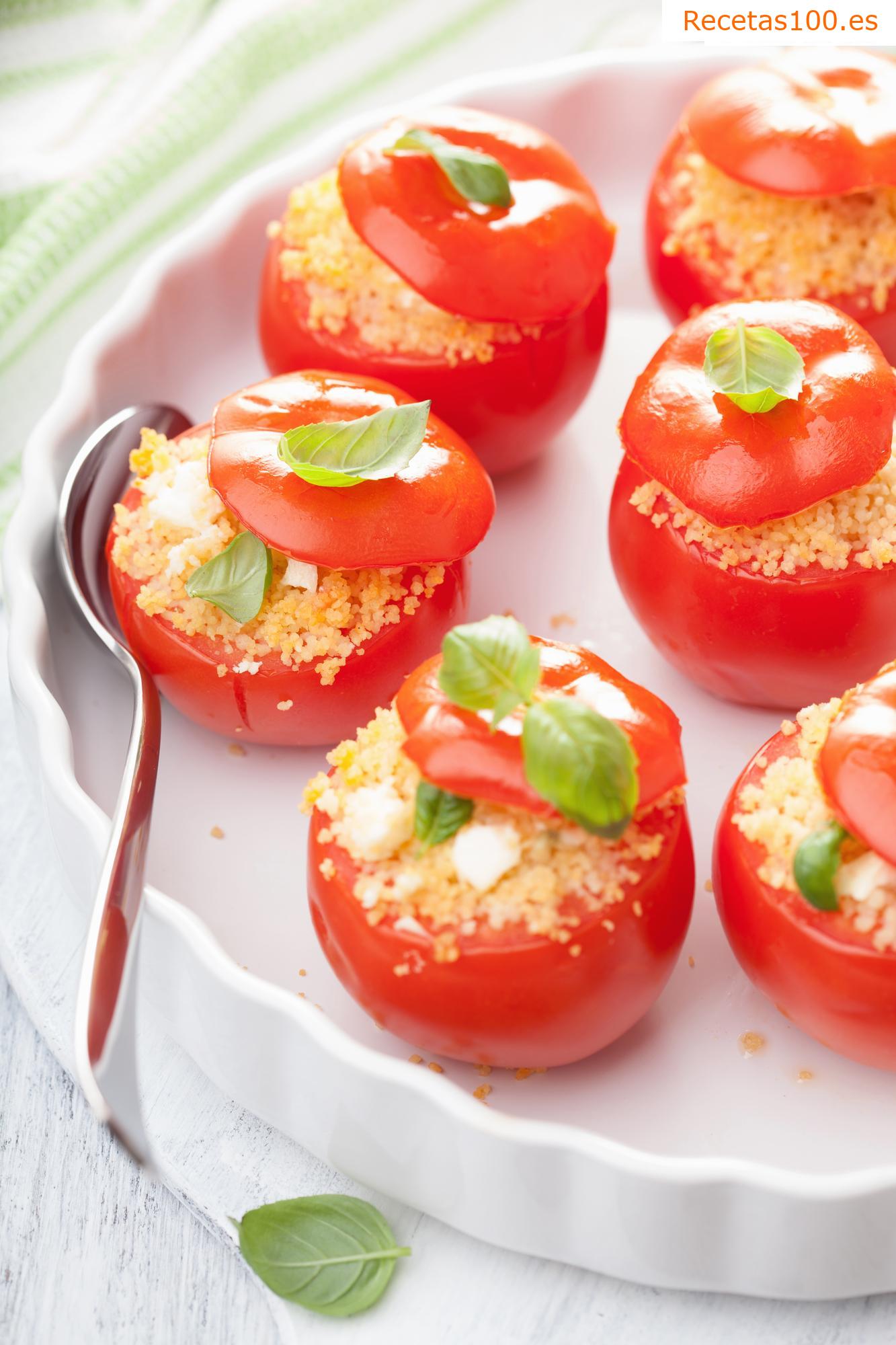 Tomates rellenos de cuscús