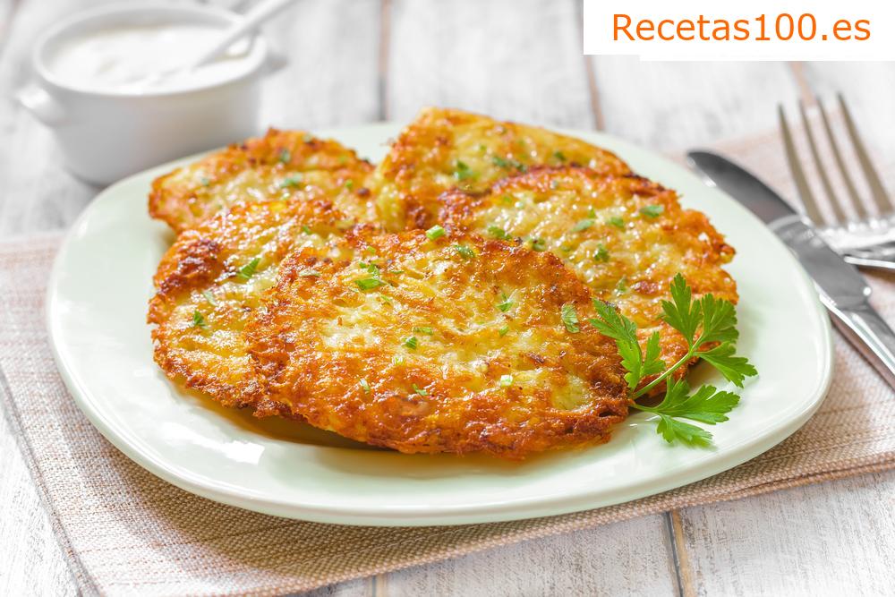 Tortilla de patatas rellena de pollo