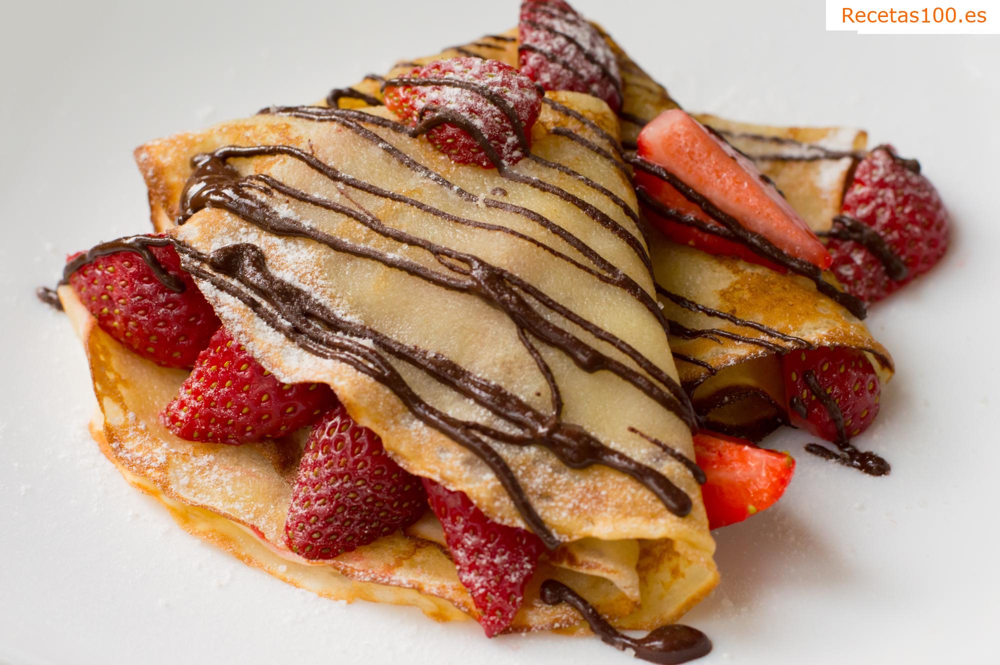 Tortitas con fresas