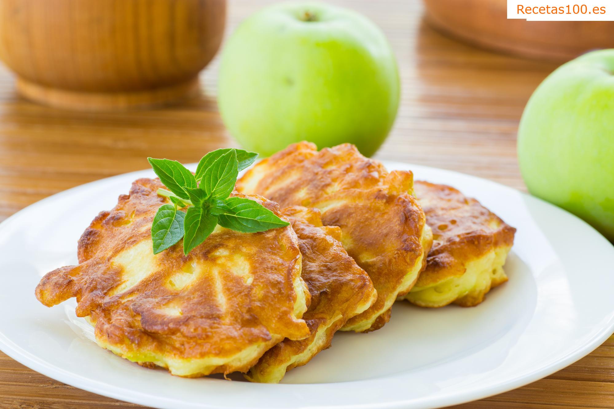 Tortitas de manzana al horno