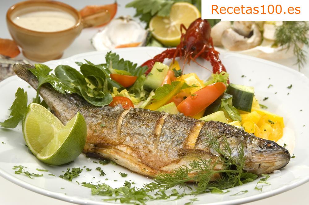 Trucha asada al horno
