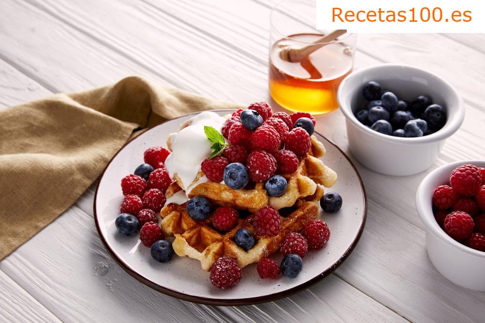 Waffles de miel